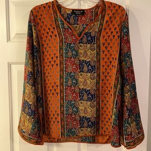 Tunic top by Feathers by Tolani - EUC Size M